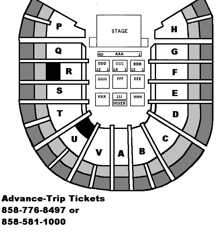 Advance Tickets Seating Charts